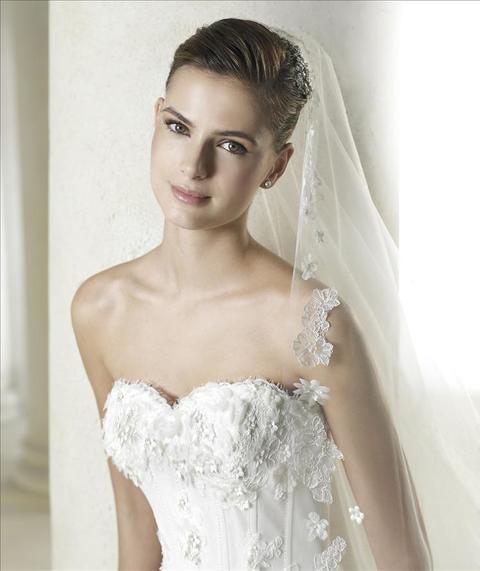 Свадебное платье Samay. Силуэт Рыбка. Цвет Белый / Молочный. Вид 3