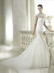 Свадебное платье Seymour. Силуэт Рыбка. Цвет Белый / Молочный. Вид 1