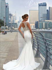 Свадебное платье Al-Manara. Силуэт Рыбка. Цвет Белый / Молочный. Вид 2