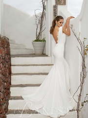 Свадебное платье Magdalena. Силуэт Рыбка. Цвет Белый / Молочный. Вид 2