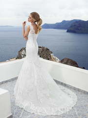 Свадебное платье Silvija. Силуэт Рыбка. Цвет Белый / Молочный. Вид 2