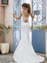 Свадебное платье Vivaldi. Силуэт Рыбка. Цвет Белый / Молочный, Айвори / Капучино. Вид 2