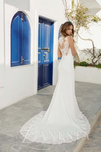 Свадебное платье Mirabel. Силуэт Прямое. Цвет Белый / Молочный. Вид 2