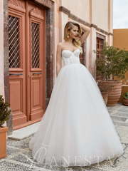 Свадебное платье Sharlotta. Силуэт Пышное. Цвет Белый / Молочный. Вид 1