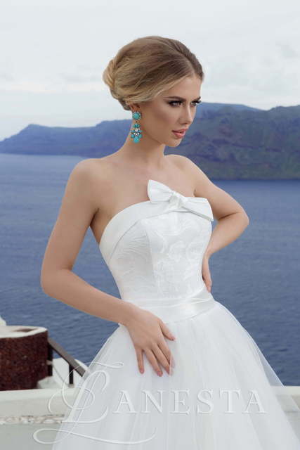 Свадебное платье Sabina. Силуэт Пышное. Цвет Белый / Молочный. Вид 2