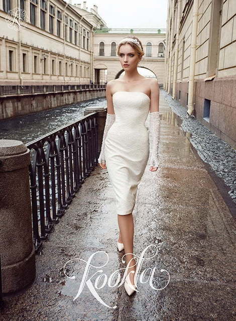 Свадебное платье Diodora. Силуэт Прямое. Цвет Белый / Молочный. Вид 2