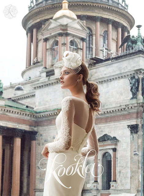 Свадебное платье Djeimy. Силуэт Рыбка. Цвет Белый / Молочный. Вид 2