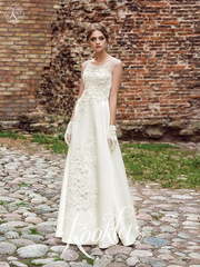 Свадебное платье Eshera. Силуэт Прямое. Цвет Белый / Молочный. Вид 1