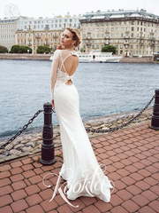 Свадебное платье Fabiana. Силуэт Прямое. Цвет Белый / Молочный. Вид 2