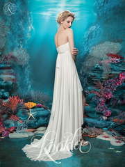 Свадебное платье Далида. Силуэт Прямое. Цвет Белый / Молочный. Вид 2