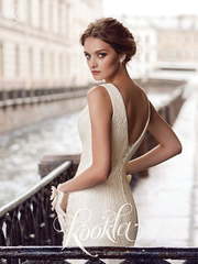 Свадебное платье Nila. Силуэт Прямое, Рыбка. Цвет Белый / Молочный, Айвори / Капучино. Вид 2