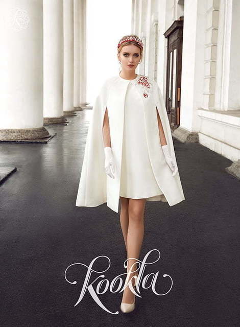 Свадебное платье Muiz. Силуэт Прямое. Цвет Белый / Молочный. Вид 2