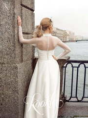 Свадебное платье Uitny. Силуэт Прямое. Цвет Белый / Молочный. Вид 2