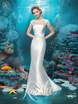 Свадебное платье Мари. Силуэт Рыбка. Цвет Белый / Молочный. Вид 1