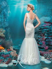 Свадебное платье Мунисе. Силуэт Рыбка. Цвет Белый / Молочный. Вид 2