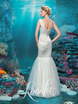 Свадебное платье Мунисе. Силуэт Рыбка. Цвет Белый / Молочный. Вид 2