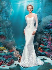 Свадебное платье Мэрил. Силуэт Рыбка. Цвет Белый / Молочный. Вид 1