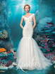 Свадебное платье Новелла. Силуэт Рыбка. Цвет Белый / Молочный. Вид 1