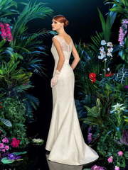 Свадебное платье Алида. Силуэт Прямое, Рыбка. Цвет Белый / Молочный, Айвори / Капучино. Вид 2