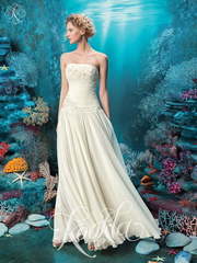 Свадебное платье Эбби. Силуэт Прямое. Цвет Белый / Молочный, Айвори / Капучино. Вид 2