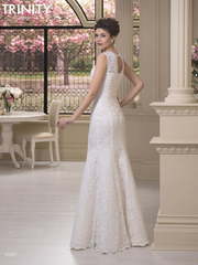 Свадебное платье 0307. Силуэт Прямое, Рыбка. Цвет Белый / Молочный. Вид 2