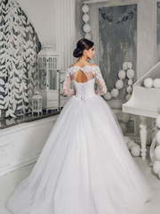 Свадебное платье Anora. Силуэт Пышное. Цвет Белый / Молочный. Вид 2