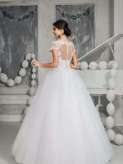 Свадебное платье Damiana. Силуэт Пышное. Цвет Белый / Молочный. Вид 2