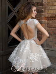 Свадебное платье 01 KP144. Силуэт Пышное. Цвет Айвори / Капучино. Вид 2