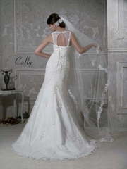 Свадебное платье Cally. Силуэт Рыбка. Цвет Белый / Молочный. Вид 2