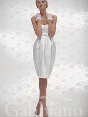 Свадебное платье Таисия. Силуэт Прямое. Цвет Белый / Молочный. Вид 1