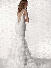 Свадебное платье Сабина. Силуэт Прямое, Рыбка. Цвет Белый / Молочный. Вид 2