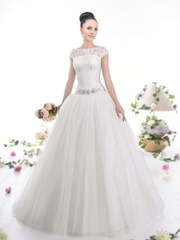 Свадебное платье Kirsten. Силуэт Пышное. Цвет Белый / Молочный. Вид 1