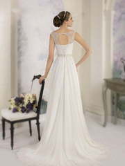 Свадебное платье Zemfira. Силуэт Прямое, Греческий. Цвет Белый / Молочный. Вид 2