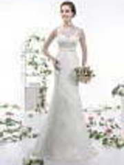 Свадебное платье Payton. Силуэт Рыбка. Цвет Белый / Молочный. Вид 1