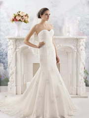 Свадебное платье Fruma. Силуэт Рыбка. Цвет Белый / Молочный. Вид 1