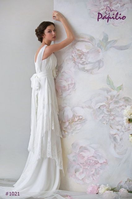 Свадебное платье Фелия. Силуэт Прямое. Цвет Белый / Молочный. Вид 1