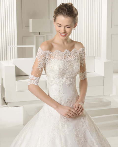 Свадебное платье Selecto. Силуэт Пышное. Цвет Белый / Молочный. Вид 3