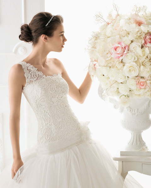 Свадебное платье Oasis. Силуэт Пышное. Цвет Айвори / Капучино, Белый / Молочный. Вид 3