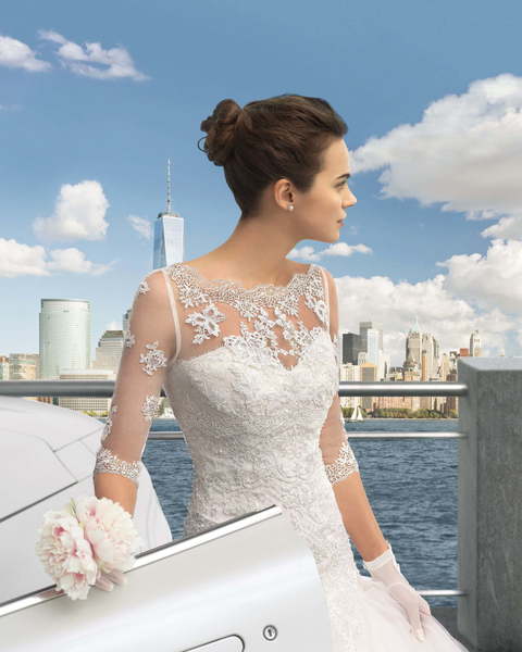 Свадебное платье Rasgo. Силуэт Пышное. Цвет Белый / Молочный. Вид 3