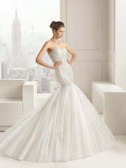 Свадебное платье Sabor. Силуэт Рыбка. Цвет Белый / Молочный, Айвори / Капучино. Вид 1