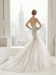 Свадебное платье Sabor. Силуэт Рыбка. Цвет Белый / Молочный, Айвори / Капучино. Вид 2