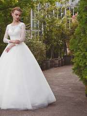 Свадебное платье Djoset. Силуэт Пышное. Цвет Белый / Молочный. Вид 1