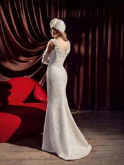 Свадебное платье Ирит. Силуэт Рыбка. Цвет Белый / Молочный, Айвори / Капучино. Вид 2