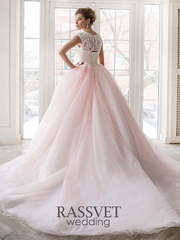 Свадебное платье Присцила Пинг. Силуэт Пышное. Цвет оттенки Розового. Вид 2