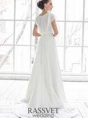 Свадебное платье Ланвин. Силуэт Прямое. Цвет Белый / Молочный. Вид 2