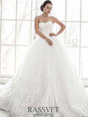 Свадебное платье Всеслава. Силуэт Пышное. Цвет Белый / Молочный. Вид 1