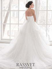 Свадебное платье Мартина. Силуэт Пышное. Цвет Белый / Молочный. Вид 2