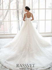 Свадебное платье Констанция. Силуэт Пышное. Цвет Белый / Молочный, Айвори / Капучино. Вид 2