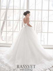 Свадебное платье Карлота. Силуэт Пышное. Цвет Белый / Молочный. Вид 2