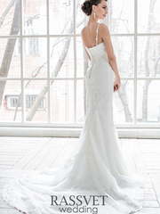 Свадебное платье Ариэлия. Силуэт Рыбка. Цвет Белый / Молочный. Вид 2